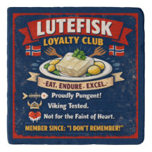 Lutefisk Loyalty Club Norwegian Trivet