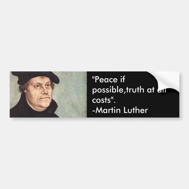 Luther Bumper Sticker (Front)