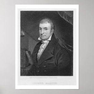 Luther Martin, engraved by William A. Wilmer (c.18 Poster