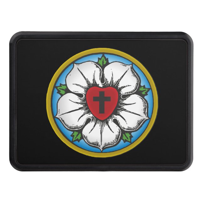 Luther’s Rose Trailer Hitch Cover (Front)