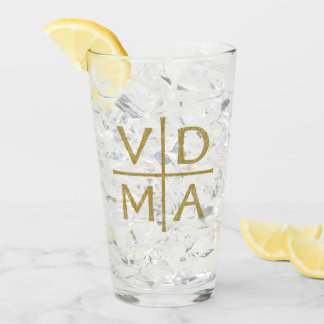 Luther's Reformation Cross Glass