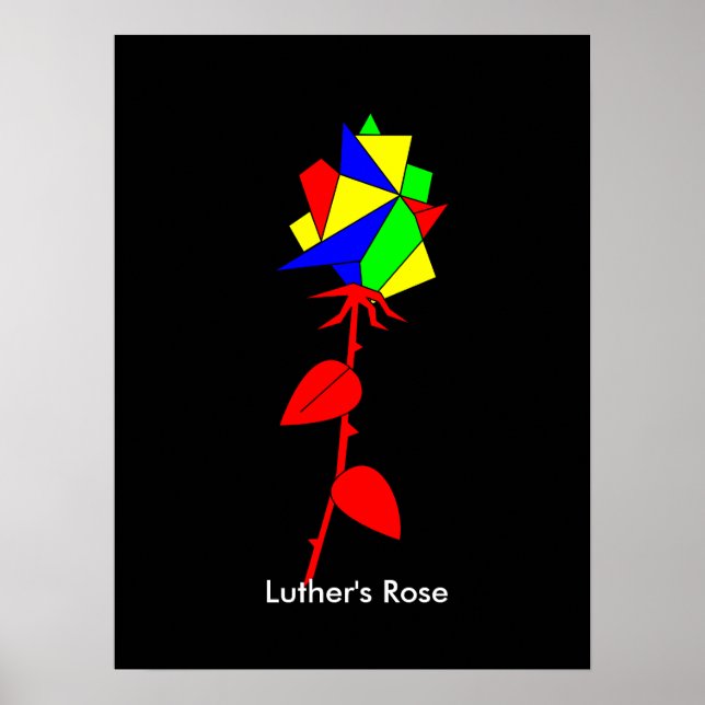 Luther's Rose Poster (Front)
