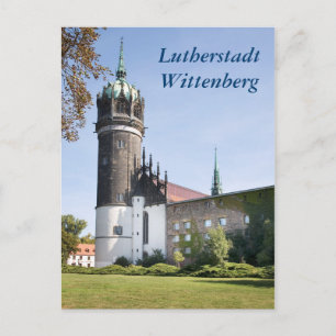 Lutherstadt Wittenberg Schlosskirche Postcard