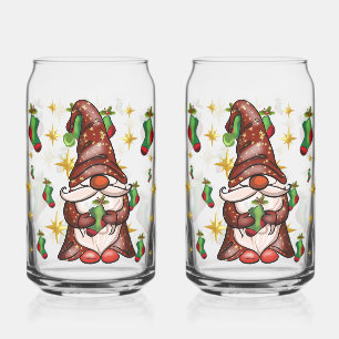 Lutin de Noël avec chaussettes vertes et étoiles d