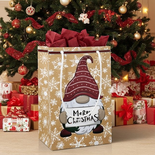 lutin de Noël sur l'apparence d'un sac en papier (Créateur téléchargé)