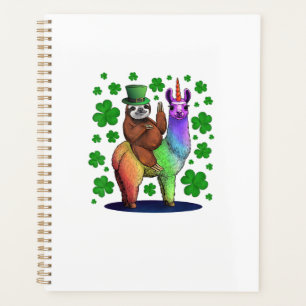 Lutin Paresseux Chevauchant Licorne Lama Saint-Pat