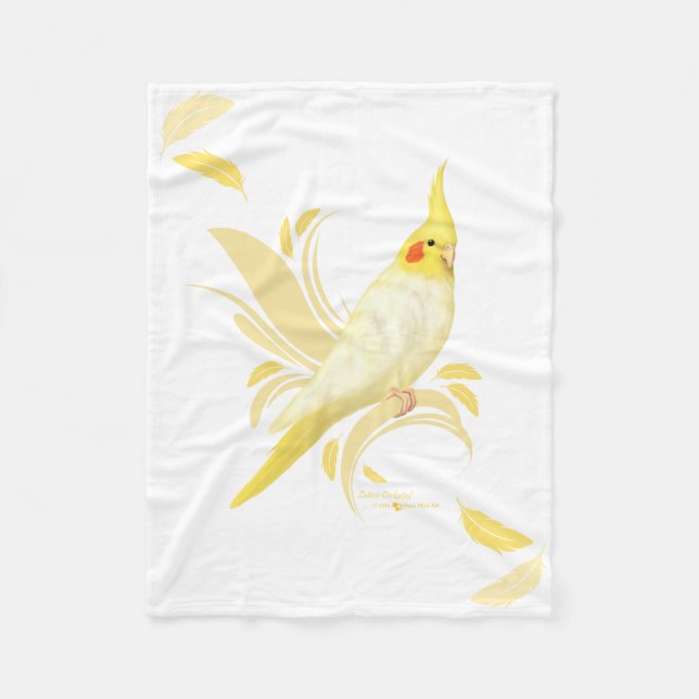 Lutino Cockatiel Blanket (Front)