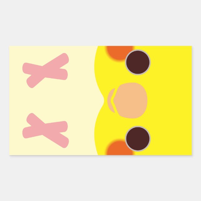 Lutino Cockatiel Sticker (Front)