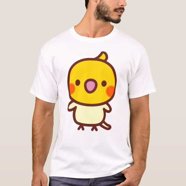 Lutino Cockatiel T-Shirt (Front)