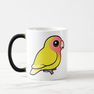 Lutino Peach-faced Lovebird Magic Mug