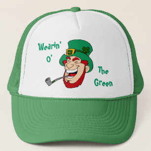 Lutrin de la verte leprechaun casquette St. Patty