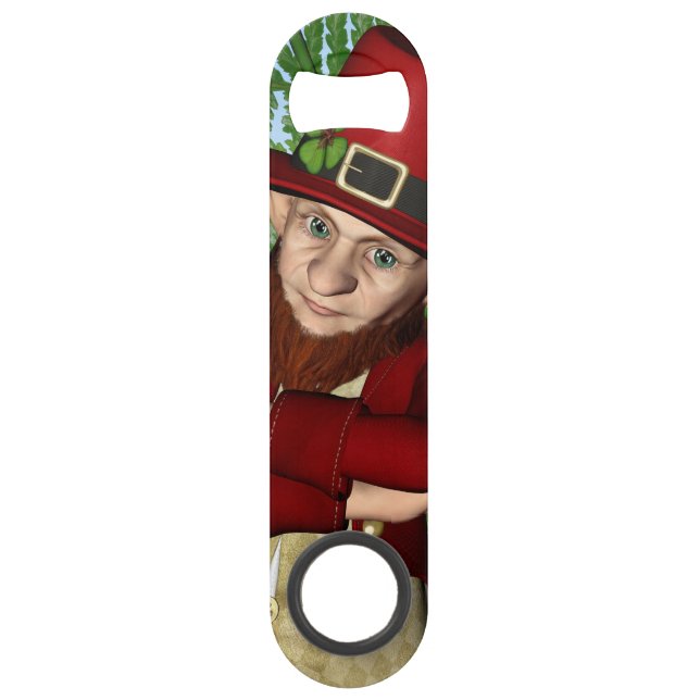 Lutrin de lutin shamrock Art folklorique irlandais (Devant)