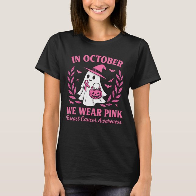 Lutte contre le cancer du sein T-shirt rose Ribbon (Devant)