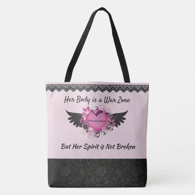 Lutte contre le cancer, Sac fourre-tout (Devant)