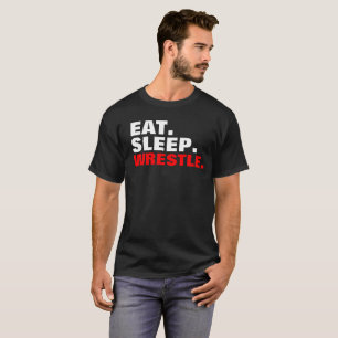 Lutte - T-shirt noir masculin