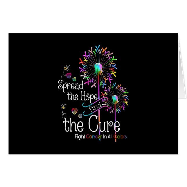 Lutter Contre Le Cancer Dans Tous Les Rubans Coule (Devant Horizontal)