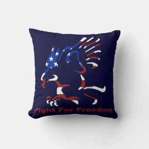 Lutter pour la liberté Coussin réversible