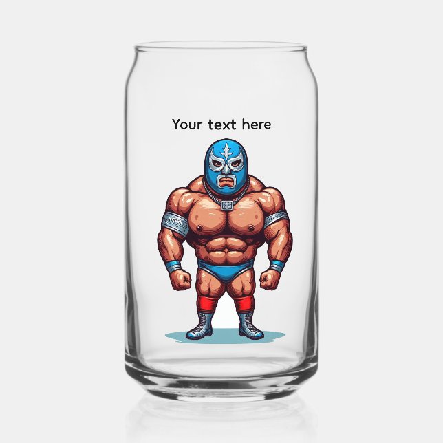 lutteur , verre modifiable (Recto)
