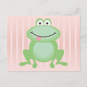 Luttle Green Frog Postcard