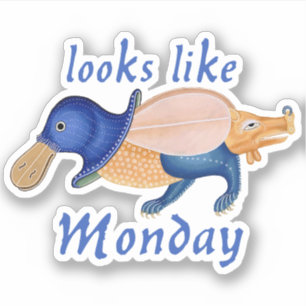Luttrell Psalter Lundi Vinyl Sticker