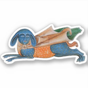 Luttrell Psalter Vinyl Sticker