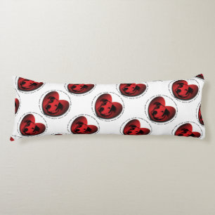 Luv-A-Bull American Bulldog Pit Bull Heart Body Pillow