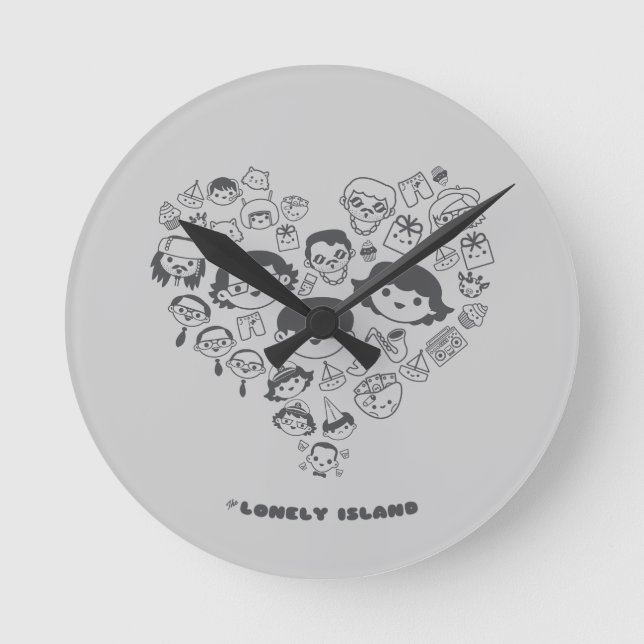 Luv Round Clock (Front)