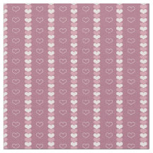 Luv to Quilt (coeurs mauves) Tissu en coton (56")