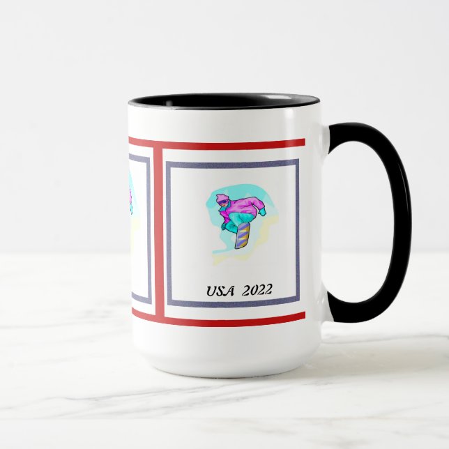 Luv to Snowboard - Mug (Right)