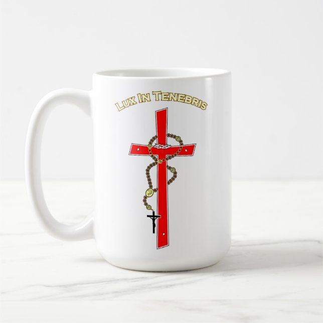 Lux in Tenebris -02 Coffee Mug (Left)