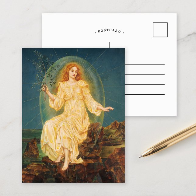 Lux in Tenebris | Evelyn De Morgan Postcard (Creator Uploaded)