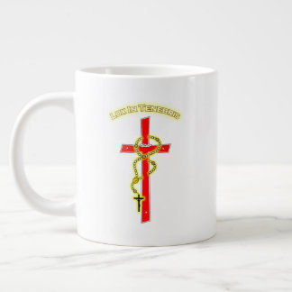 Lux in Tenebris - Rosary 02 Large Coffee Mug