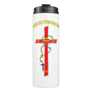 Lux in Tenebris - Rosary Cuz Corona 01 Thermal Tumbler