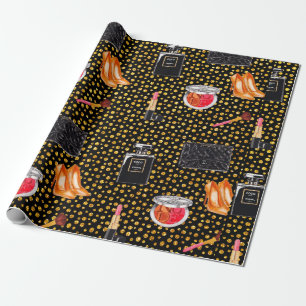 Lux Life Beauty Pattern Wrapping Paper
