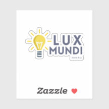 Lux Mundi (Light of the Word) Bible Sticker