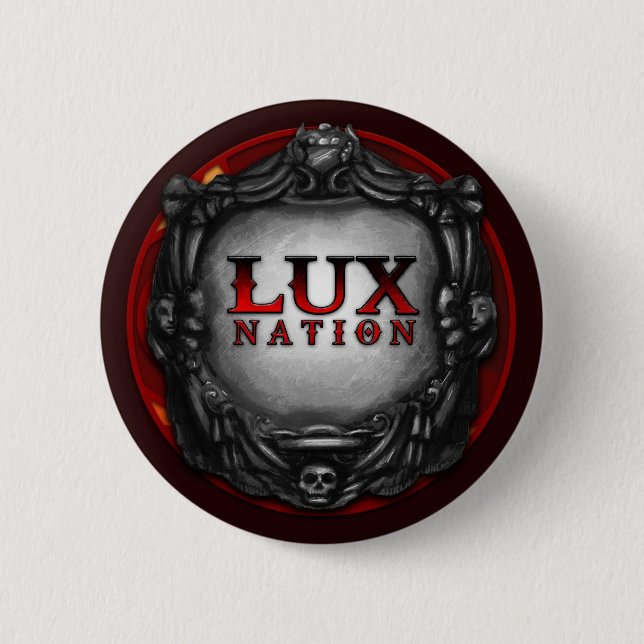 Lux Nation 2 Inch Round Button (Front)