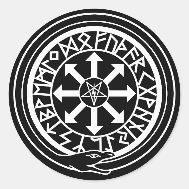 Lux Occulta - Hidden Light Classic Round Sticker (Front)