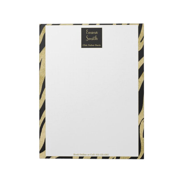 Luxe Beauty Experience  Notepad (Rotated)