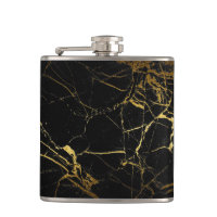 Luxe Black and Gold Marble Texture