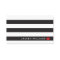 Luxe Black/White Stripes Red Lips Makeup Artist