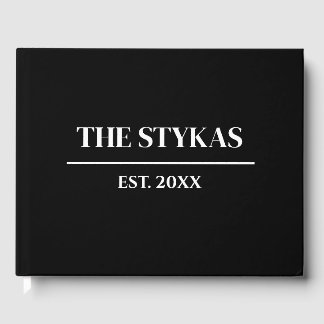 Luxe | Bold Modern Minimalist Mariage Livre d'invi