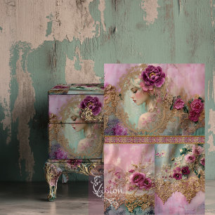 Luxe Collage MixnMatch 3 in 1 Design Mix Media  Tissue Paper