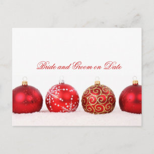 Luxe Elegant Winter Holiday Enregistrer la carte d