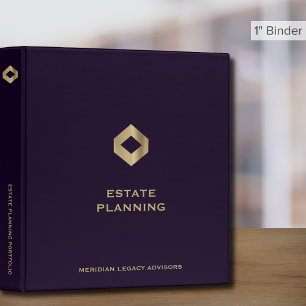 Luxe Estate Planning Portfolio Binder