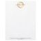 Luxe Faux Gold Painted Circle Designer Logo
