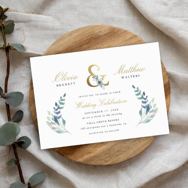 Luxe Floral Wedding Invitation (Creator Uploaded)