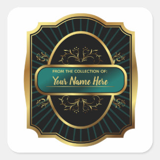 LUXE From the Collection of: Square Sticker