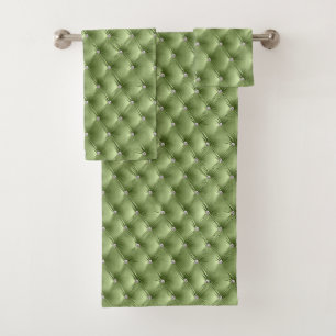 Luxe Glam Sage Green Faux Velvet