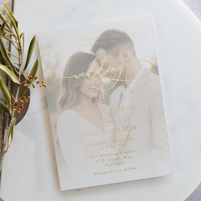 Luxe Gold Foil Script & Portrait Wedding (Creator Uploaded)