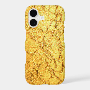 Luxe Gold Rich Elegant Motif de crinière métalliqu